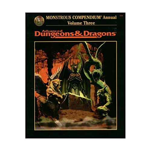 Monstrous Compendium Annual, Vol. 3 (Advanced Dungeons & Dragons, Accessory/2166)