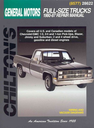 GM Full-Size Trucks, 1980-87 (Chilton Total Car Care Series Manuals)