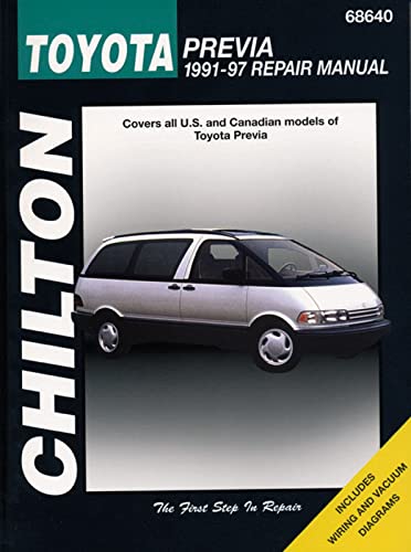 Toyota Previa, 1991-97 (Chilton Total Car Care Series Manuals)