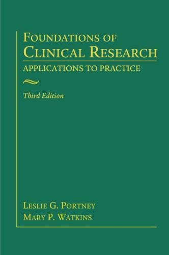 Foundations of Clinical Research: Applications to Practice