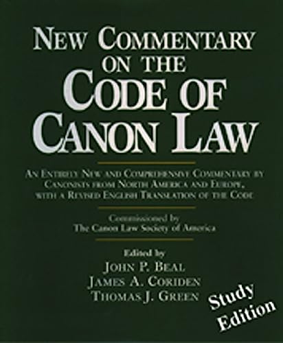 New Commentary on the Code of Canon Law (Study Edition)