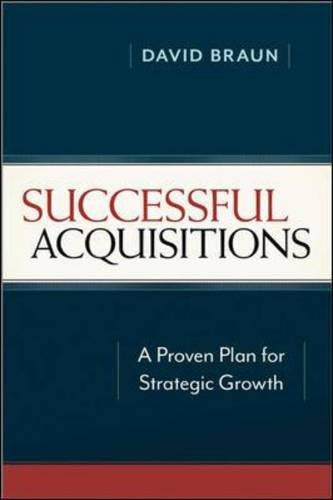 Successful Acquisitions: A Proven Plan for Strategic Growth
