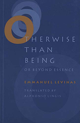 Cover of Otherwise Than Being: Or Beyond Essence by Levinas, Emmanuel, Paperback Book