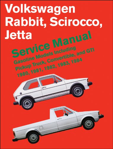 Volkswagen Rabbit/Scirocco/Jetta Service Manual, Gasoline Models 1980-1984: Including Pickup Truck, Convertible, and GTI (Robert Bentley Complete Service Manuals)