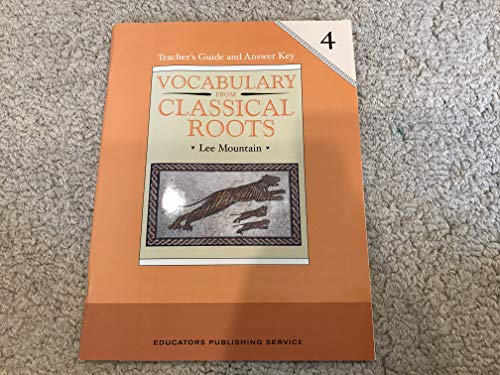 Vocabulary from Classical Roots (4)