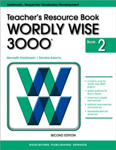 Wordly Wise 3000 Grade 2 Teacher Resource Book