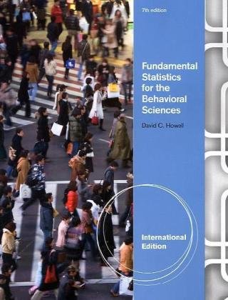 Cengage Advantage Books: Fundamental Statistics for the Behavioral Sciences
