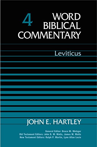 Word Biblical Commentary Vol. 4, Leviticus (hartley), 593pp