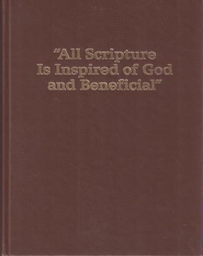 All Scripture is Inspired of God and Beneficial