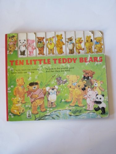 Ten Little Teddy Bears - by Fiona Redmond - Hardcover