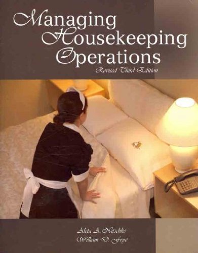 Cover of Managing Housekeeping Operations by Nitschke, Aleta, paperback Book
