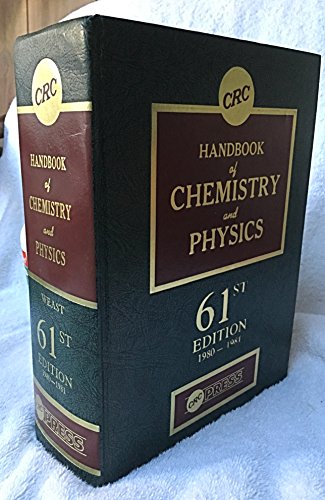 CRC Handbook of Chemistry and Physics