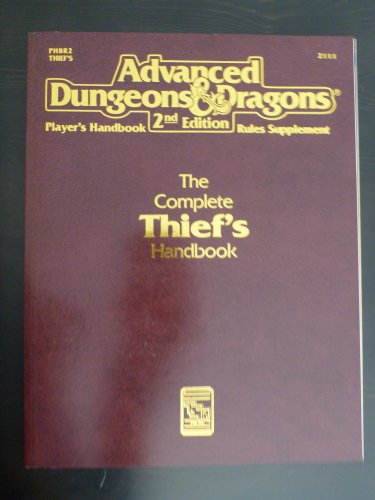 The Complete Thief's Handbook: Player's Handbook Rules Supplement, 2nd Edition (Advanced Dungeons & Dragons)