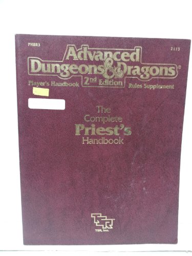 The Complete Priest's Handbook, Second Edition (Advanced Dungeons & Dragons: Player's Handbook Rules Supplement #2113