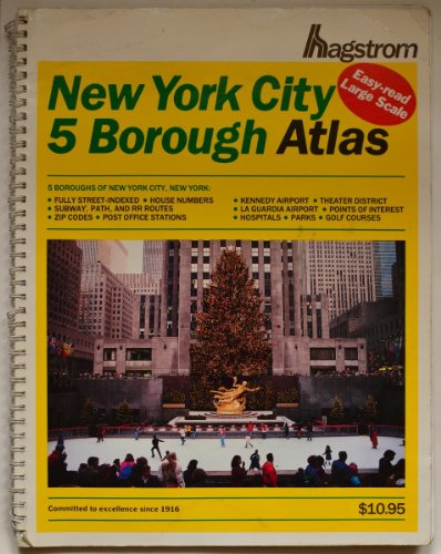 Hagstrom New York City Five Borough Atlas, Large Scale Edition