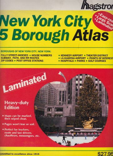 Hagstrom New York City 5 Borough Atlas: Laminated