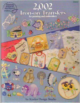 2,002 Iron-on Transfers for Painting and Embroidery