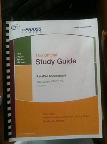 ParaPro Assessment Study Guide, Test Codes 0755 and 1755 (The Praxis Series)