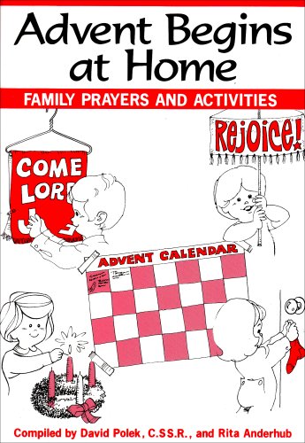 Cover of Advent Begins at Home by Polek, David, paperback Book
