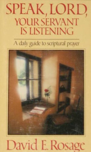 Speak, Lord, Your Servant Is Listening