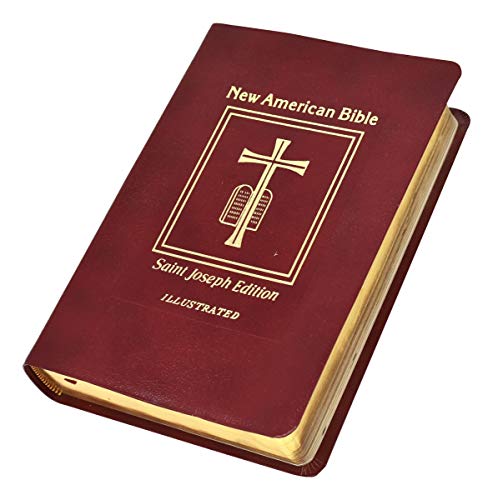 Saint Joseph Edition of the New American Bible, Deluxe Edition, Red Bonded Leather, Gold Edges, No. 609/13R