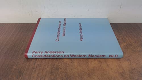 Considerations on Western Marxism