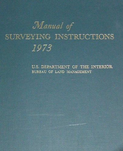 Manual of Surveying Instructions 1973