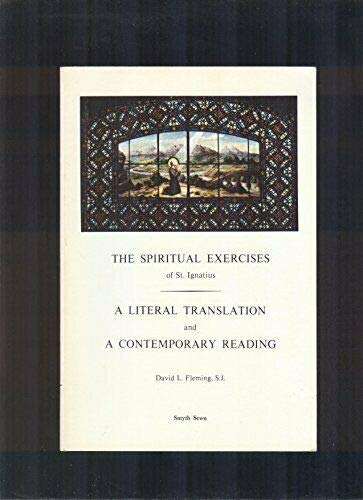 Cover of Spiritual Exercises of st Ignatius: A Literal Translation and a Contemporary Reading (English and Spanish Edition) by Fleming, David, paperback Book