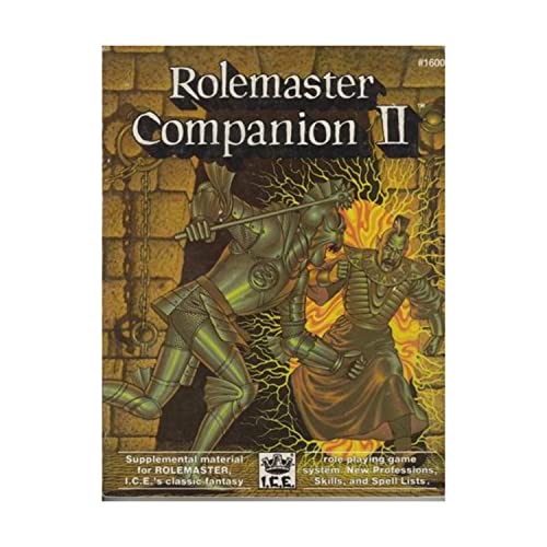 Rolemaster Companion II (Rolemaster 2nd Edition Game Rules, Fantasy Role Playing, Stock No. 1600)