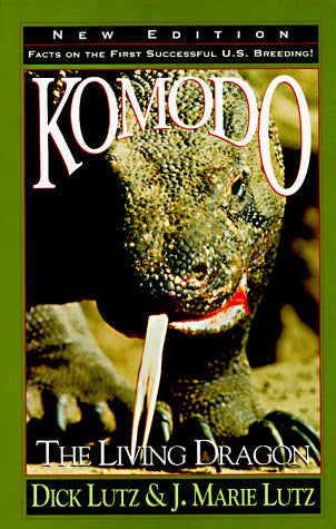 Cover of Komodo: The Living Dragon by Dick Lutz, paperback Book