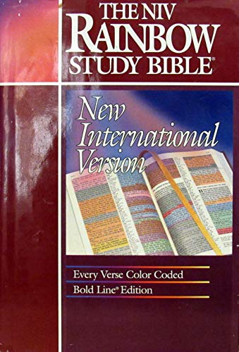 New International Version Rainbow Study Bible/Burgundy