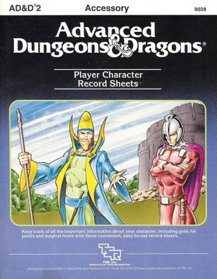 Player Character Record Sheets (Advanced Dungeons & Dragons/9028)