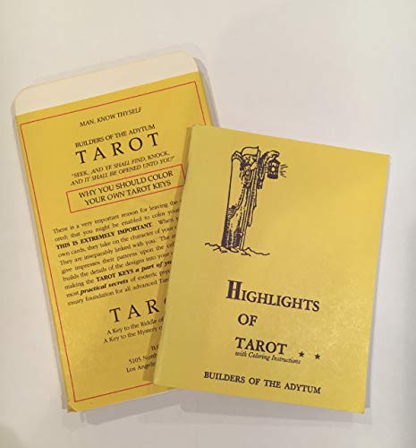 Highlights of Tarot Booklet