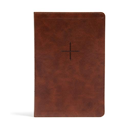 CSB Every Day with Jesus Daily Bible, Brown LeatherTouch, Black Letter, 365 Days, One Year, Reading Plan, Devotonals, Easy-to-Read Bible Serif Type