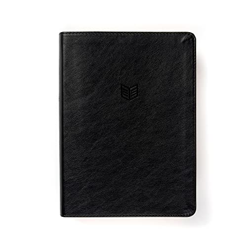 CSB She Reads Truth Bible, Black LeatherTouch Indexed, Black Letter, Full-Color Design, Wide Margins, Journaling Space, Devotionals, Reading Plans, Single-Column, Easy-to-Read Bible Serif Type