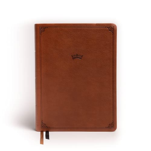 NASB Tony Evans Study Bible, Brown LeatherTouch, Black Letter, Study Notes and Commentary, Articles, Videos, Charts, Easy-to-Read Bible Karmnina Type