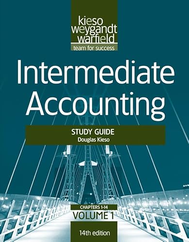 Intermediate Accounting, , Study Guide (Volume 1)