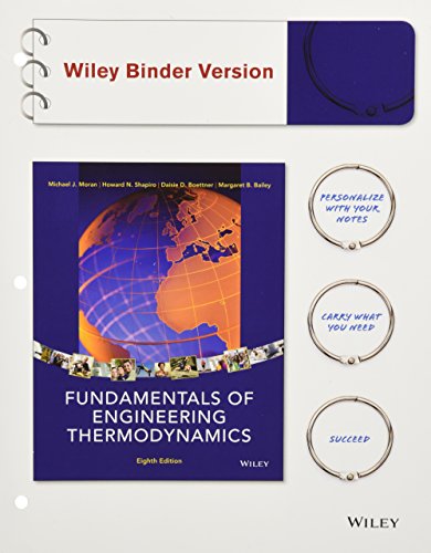 Cover of Fundamentals of Engineering Thermodynamics, Binder Ready Version by Moran, Michael J., Loose Leaf Book