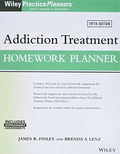 Addiction Treatment Homework Planner (PracticePlanners)