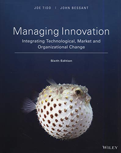 Cover of Managing Innovation: Integrating Technological, Market and Organizational Change by Tidd, Joe, paperback Book