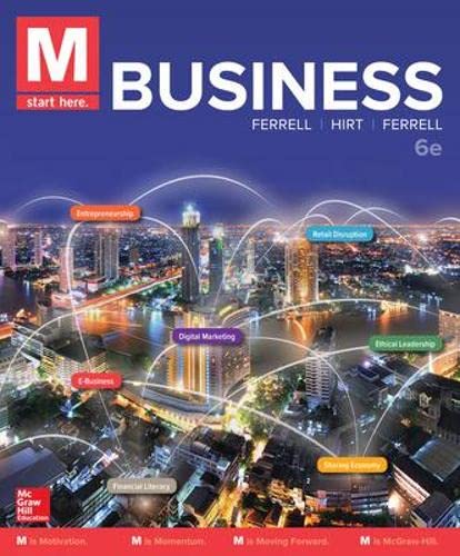 Cover of M: Business by Ferrell, O. C., paperback Book
