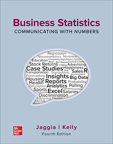 Business Statistics: Communicating with Numbers