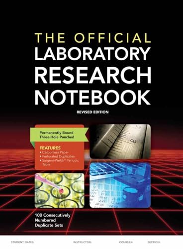 The Official Laboratory Research Notebook (100 duplicate sets)