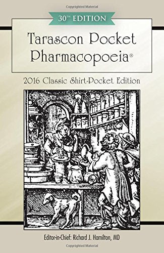 Tarascon Pocket Pharmacopoeia 2016