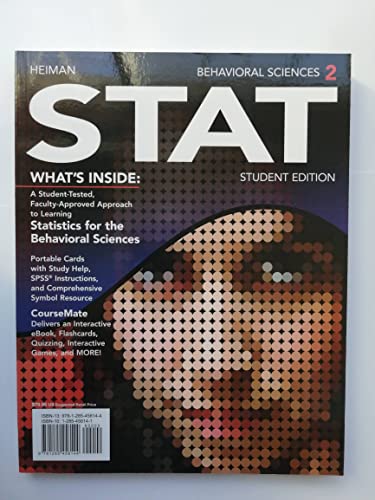 Behavioral Sciences STAT (with CourseMate Printed Access Card) (New, Engaging Titles from 4LTR Press)