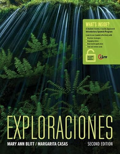 Student Activities Manual for Blitt/Casas' Exploraciones