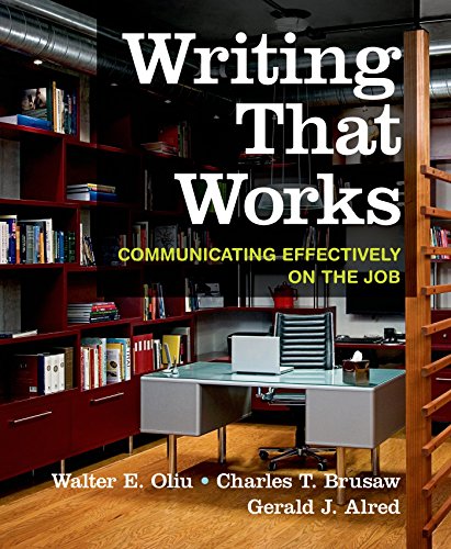 Writing That Works: Communicating Effectively on the Job