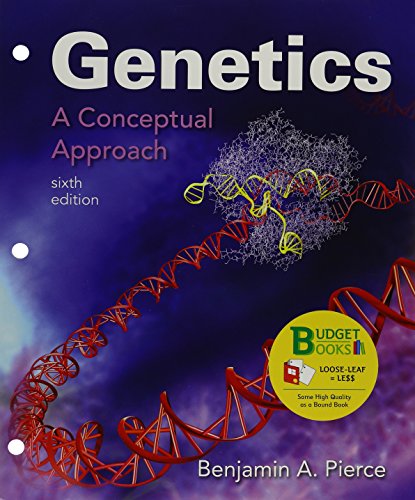 Cover of Loose-leaf Version for Genetics: A Conceptual Approach by Pierce, Benjamin A., loose_leaf Book