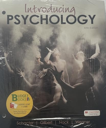 Loose-Leaf Version for Introducing Psychology