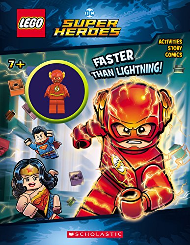 Faster than Lightning! (LEGO DC Comics Super Heroes: Activity Book with Minifigure) (LEGO DC Super Heroes)